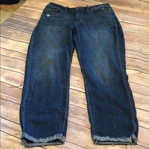 LC Lauren Conrad Distressed Skinny Jeans